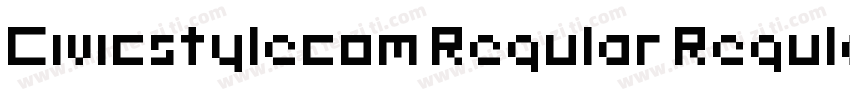 Civicstylecom Regular Regular字体转换